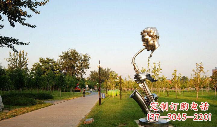 漳州不锈钢萨克斯抽象雕塑