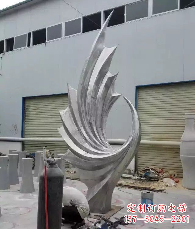 漳州 不锈钢凤凰抽象雕塑