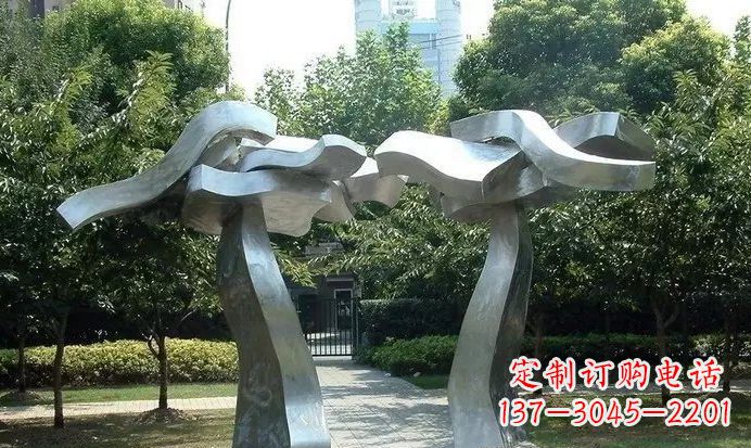 漳州不锈钢拱门定制雕塑