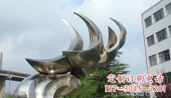 漳州中领雕塑出品不锈钢海鸥雕塑