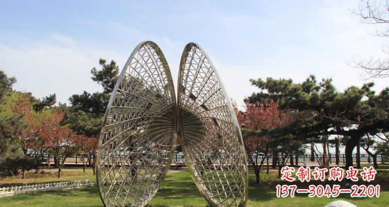 漳州做工细腻的不锈钢抽象雕刻扇贝雕塑