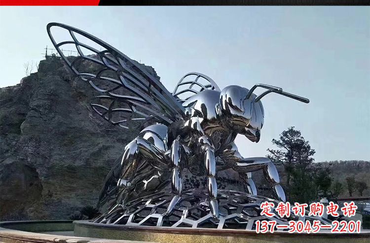 漳州优雅活泼的不锈钢大型蚂蚁雕塑