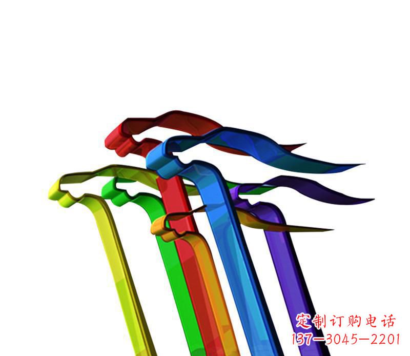 漳州公园不锈钢飞翔飘带景观雕塑