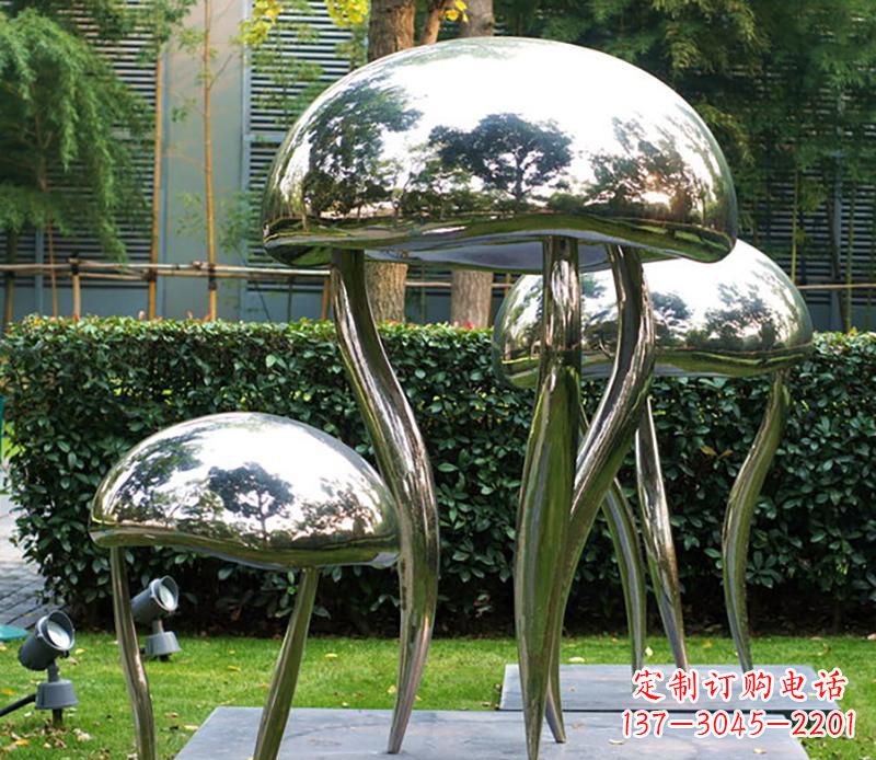 漳州艺术水母不锈钢雕塑