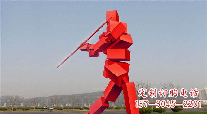 漳州定制不锈钢标枪雕塑