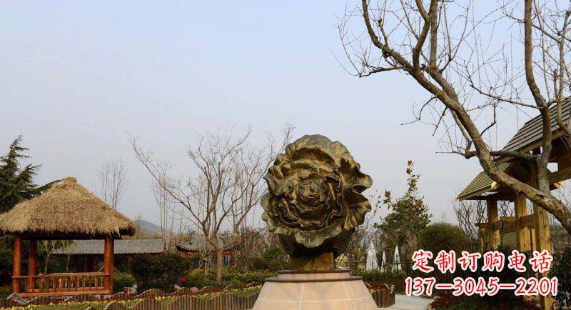 漳州公园大白菜景观铜雕
