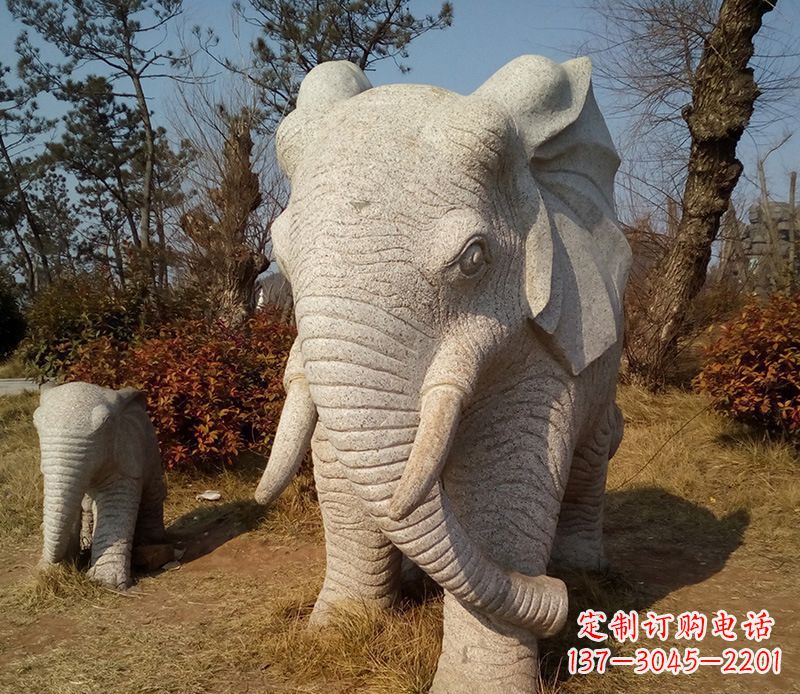 漳州精美大象雕塑