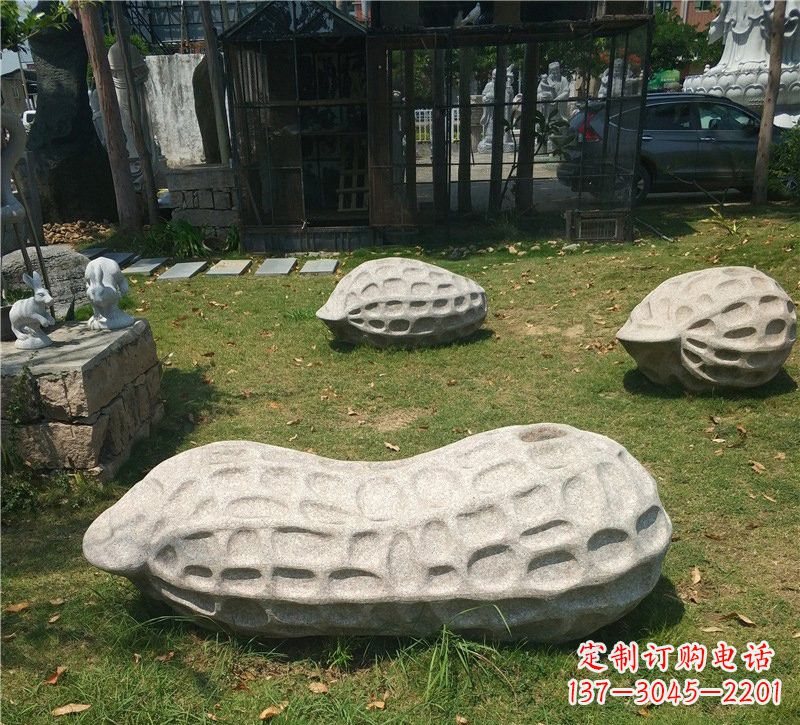 漳州精美大理石花生雕塑