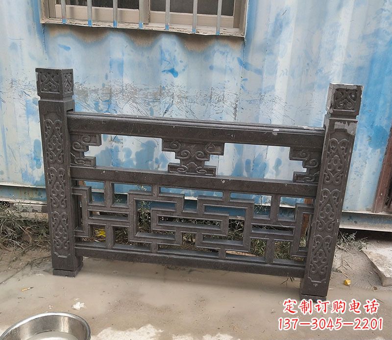 漳州集乐馆大理石栏板雕塑