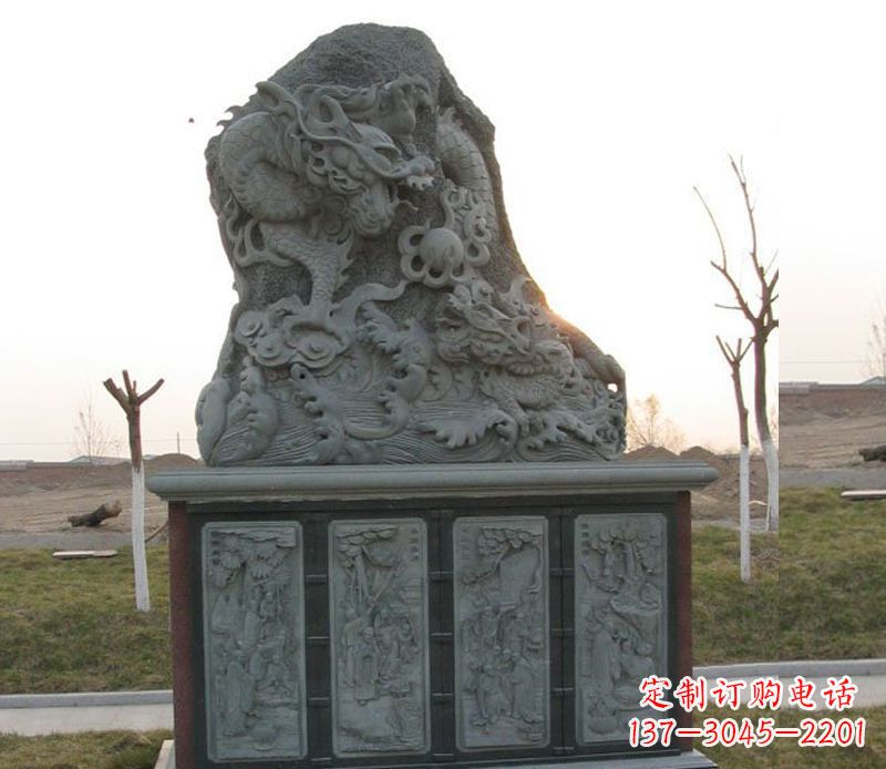 漳州精美的大理石龙雕塑
