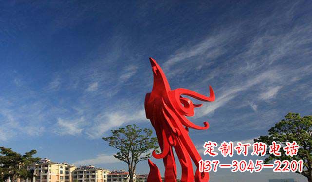 漳州精美不锈钢凤凰雕塑