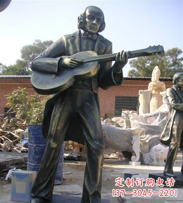 漳州高端精致吉他雕塑