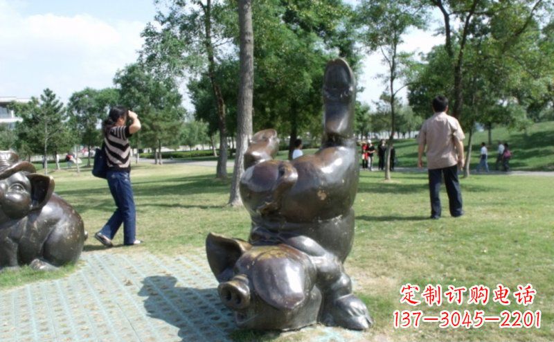 漳州产品名称中领雕塑铜质动物雕塑