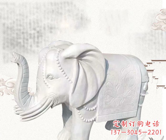 漳州大象雕塑——十分优雅的艺术品