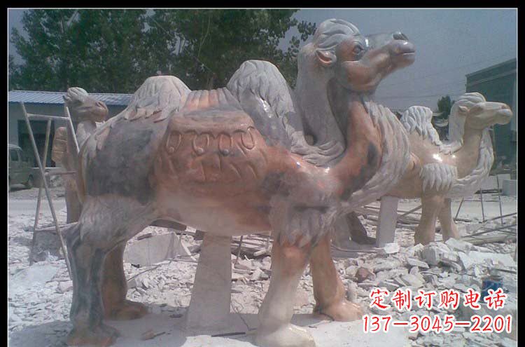 漳州公园动物骆驼石雕222