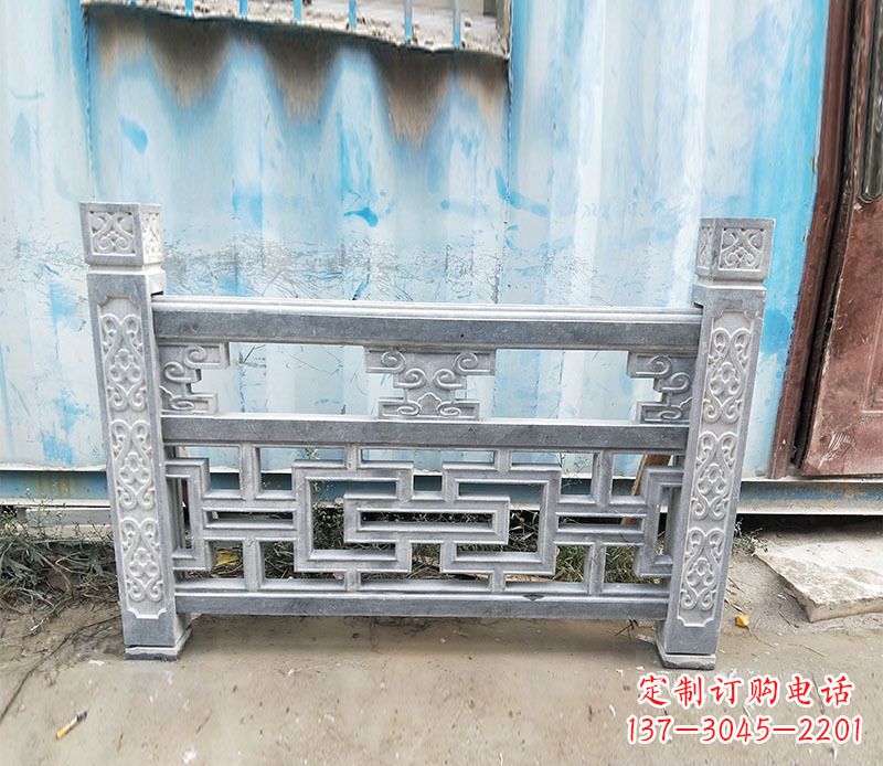 漳州艺术精美的公园仿古石栏板雕刻