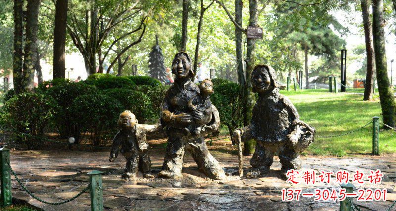 漳州中领雕塑 小孩铜雕定制