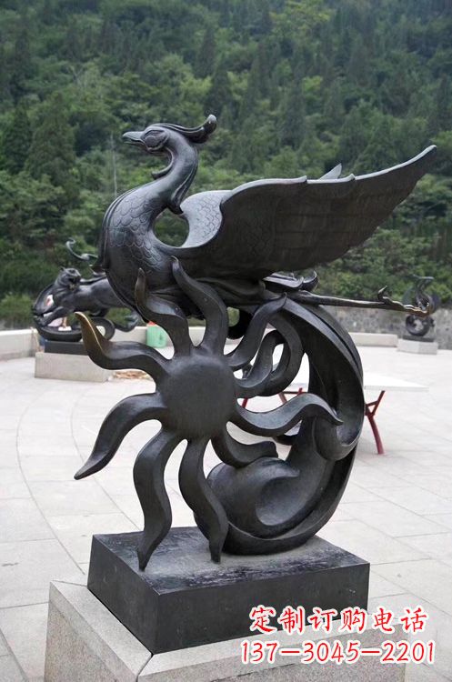 漳州天四灵朱雀神鸟雕塑——象征希望的贵族精神