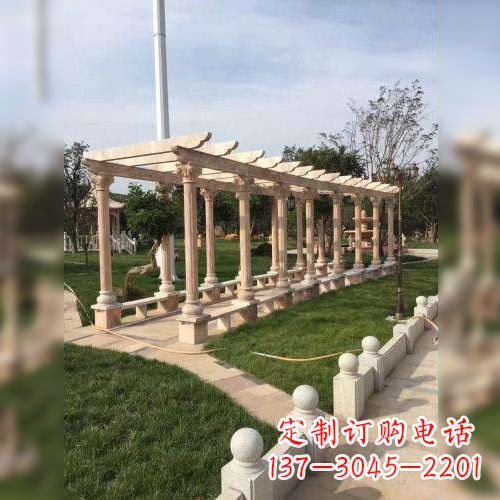 漳州公园花架长廊石雕