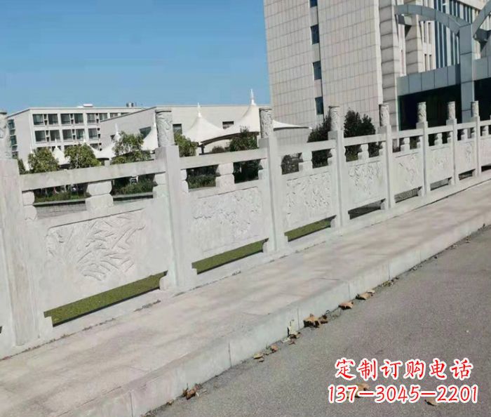 漳州精美大理石浮雕栏板