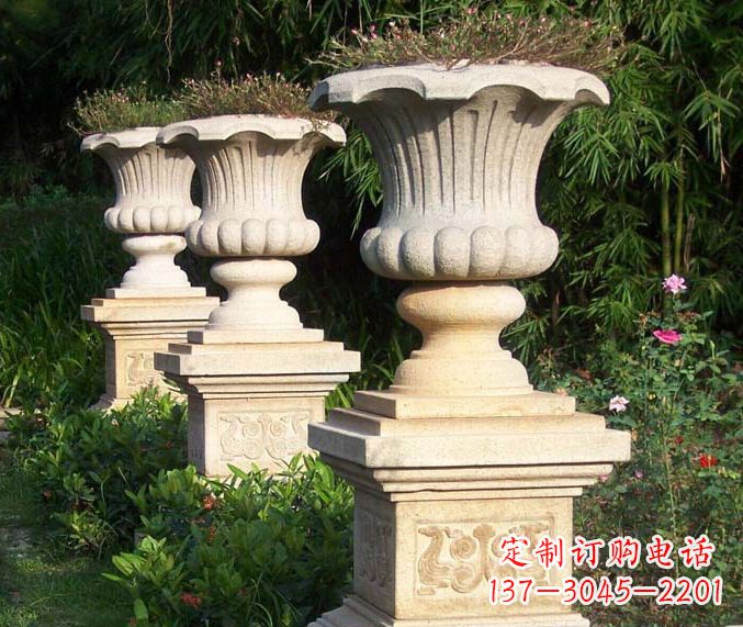 漳州高质量大理石花盆石雕