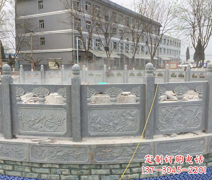 漳州公园景观大理石栏板雕塑