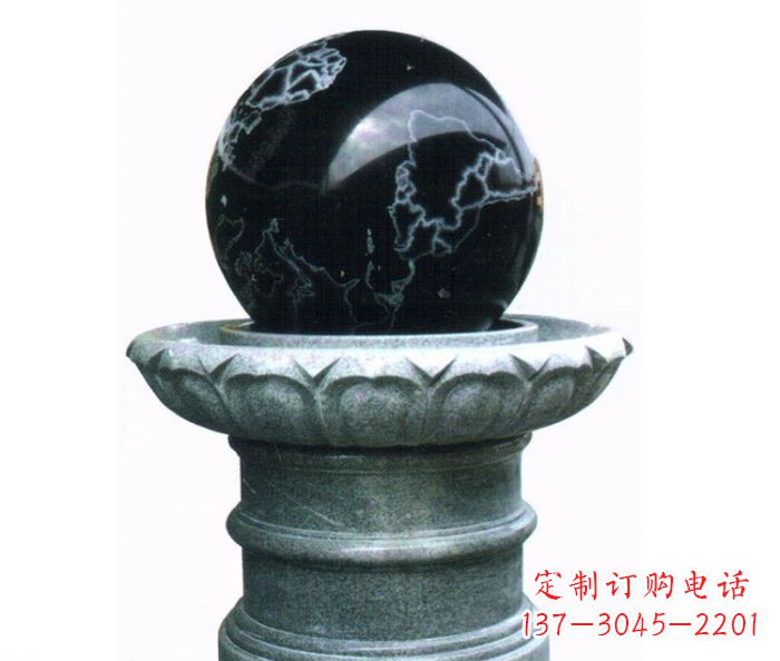 漳州风水球喷泉石雕——营造悠然自在的公园氛围