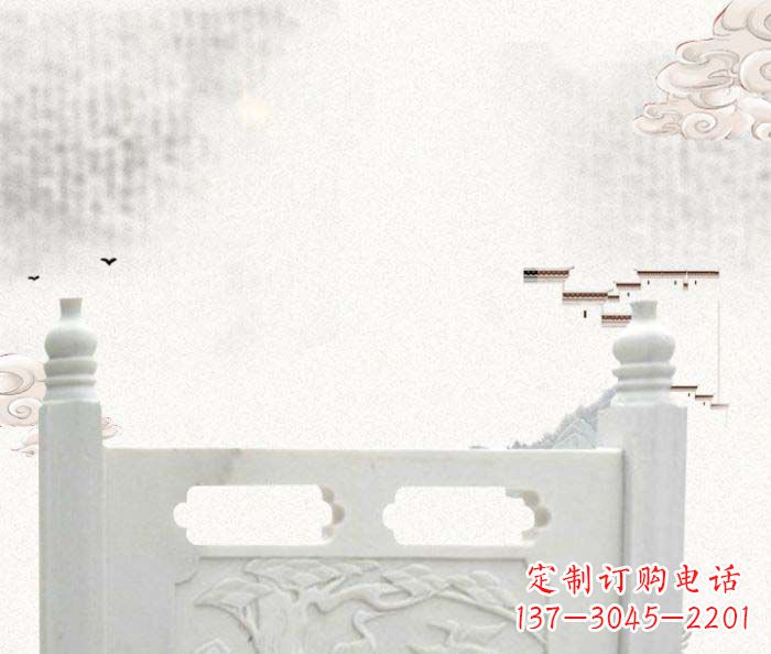 漳州中领雕塑汉白玉石栏板雕塑