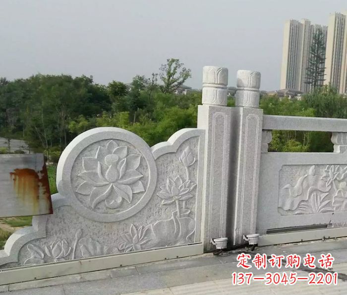 漳州汉白玉石雕栏板