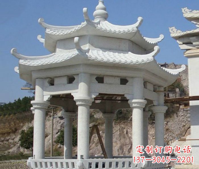 漳州专业汉白玉凉亭雕塑