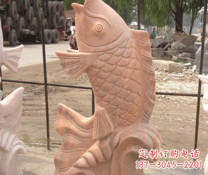 漳州红石喷泉雕塑,点亮公园景观