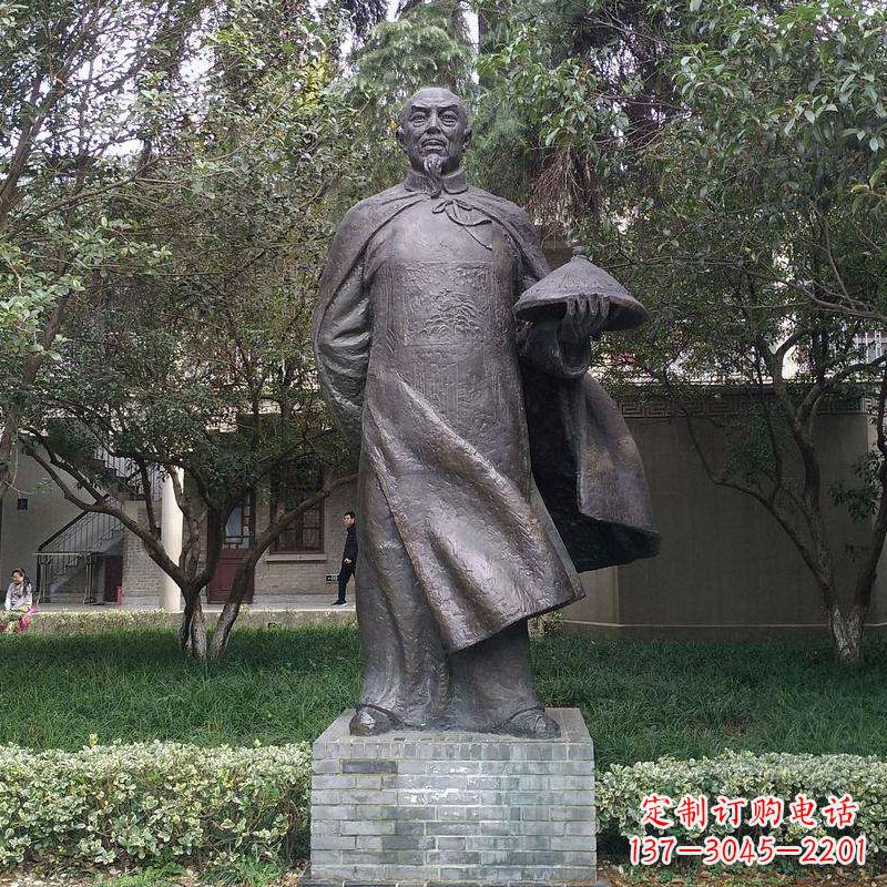 漳州传承晚清民族英雄林则徐精铸雕塑