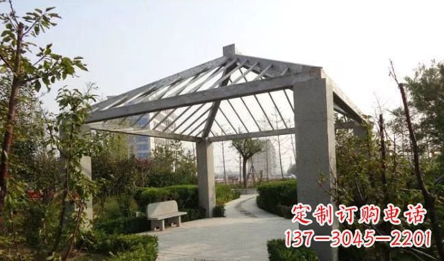 漳州公园凉亭不锈钢雕塑