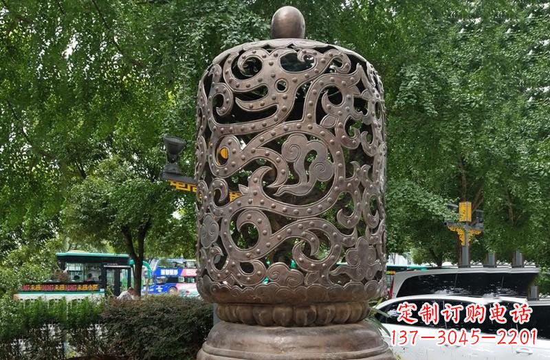 漳州浪漫精致镂空灯笼铜雕
