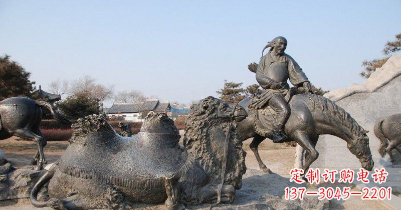 漳州精致古典 骑马雕塑