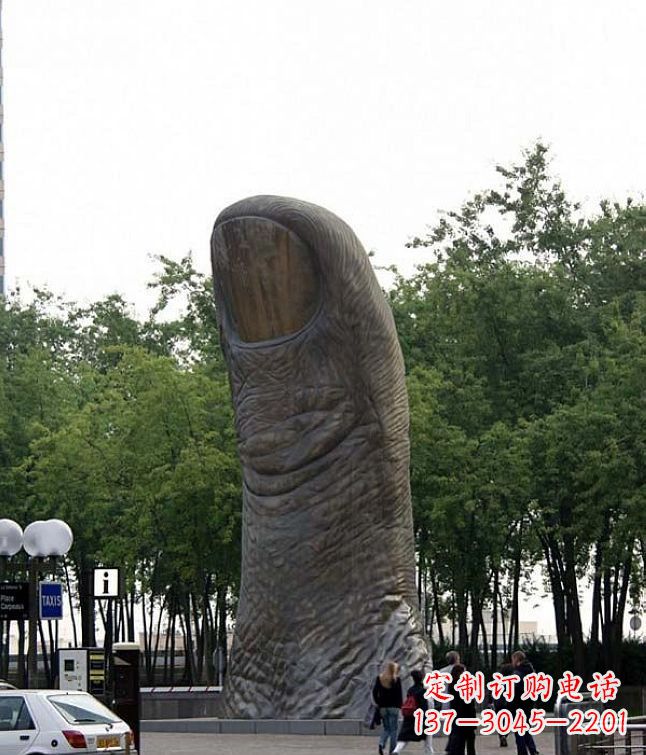 漳州中领雕塑大拇指铜雕竖立景观