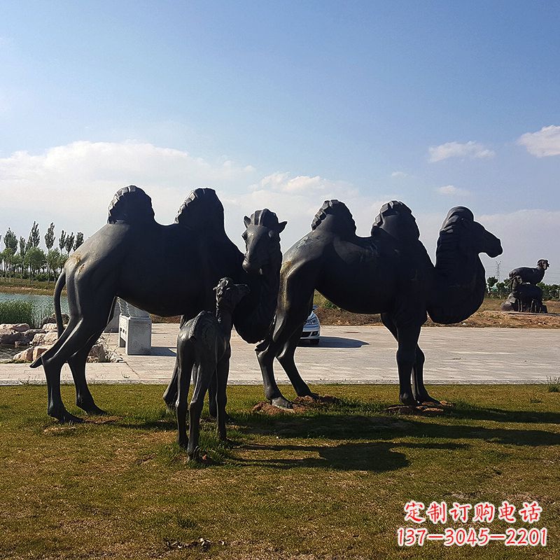 漳州铜骆驼雕塑,精致景观装饰