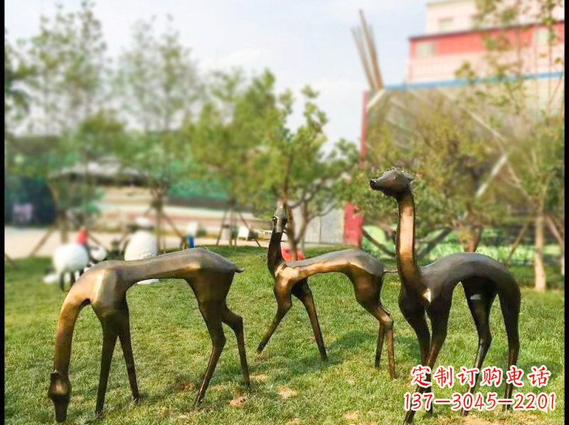漳州艺术欣赏——梅花鹿雕塑
