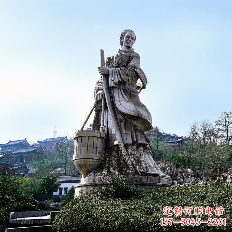 漳州浪漫古典,文姜古装美女雕塑