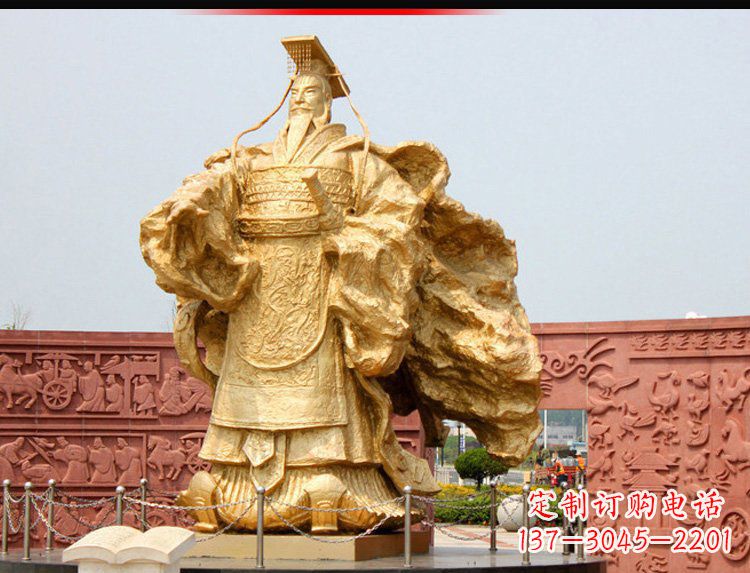 漳州汉武帝铜雕,精致绝伦,彰显大汉尊贵