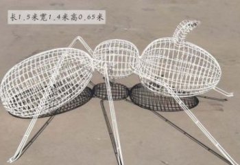 漳州美轮美奂的蚂蚁镂空雕塑