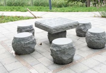 漳州新题目“古典风格石桌凳雕塑”