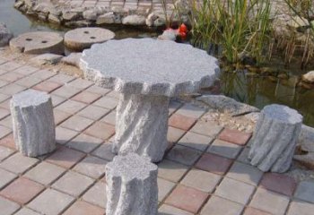漳州公园石桌凳雕塑