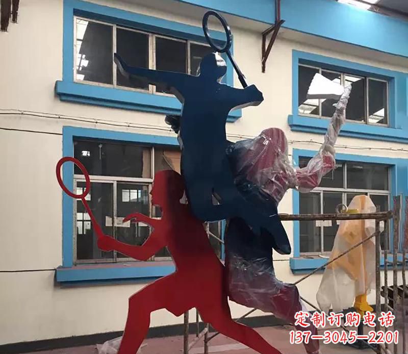 漳州2英寸不锈钢羽毛球雕塑