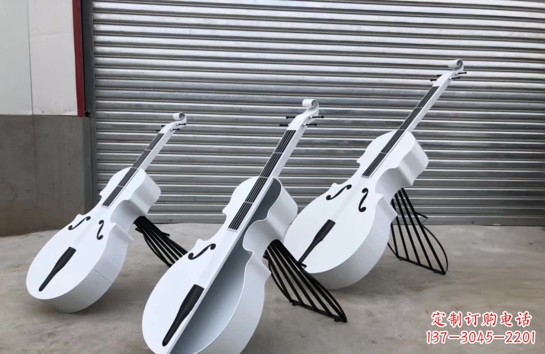 漳州精美的不锈钢大提琴雕塑,让你的空间更加温馨