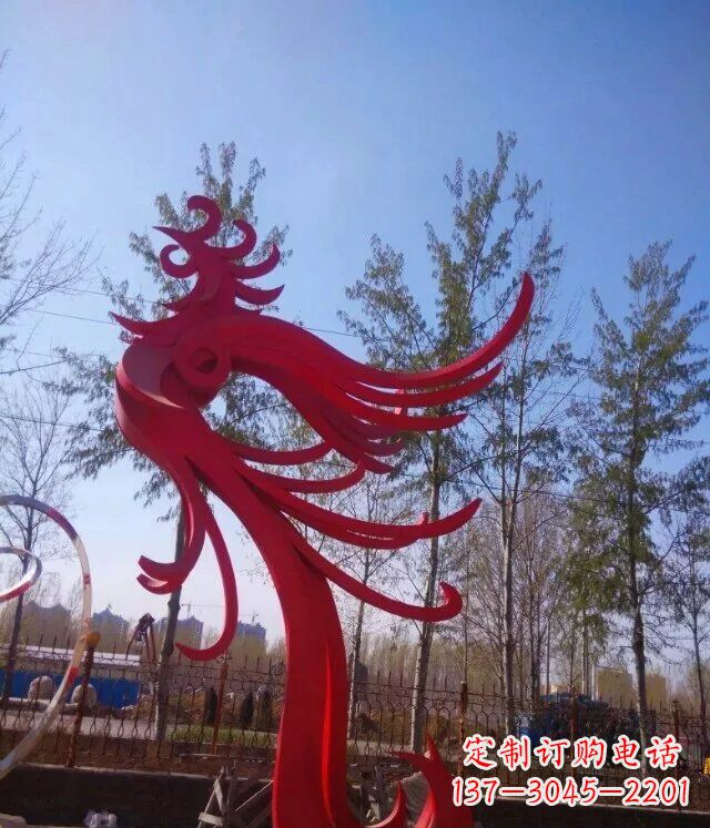 漳州中领雕塑凤凰大型抽象雕塑