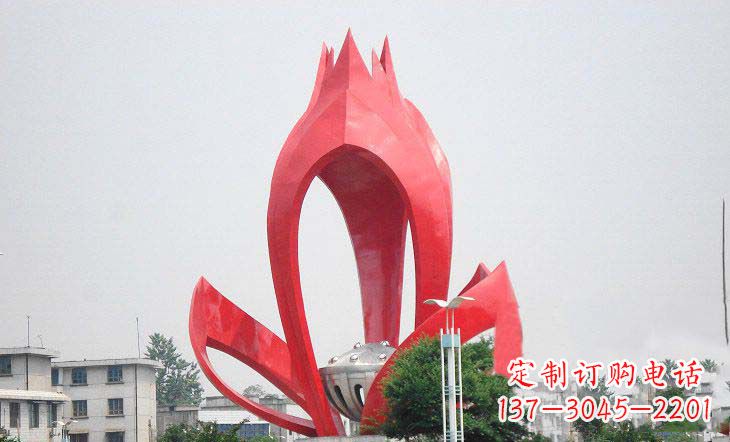 漳州中领雕塑：莲蓬雕塑，营造神秘艺术气息