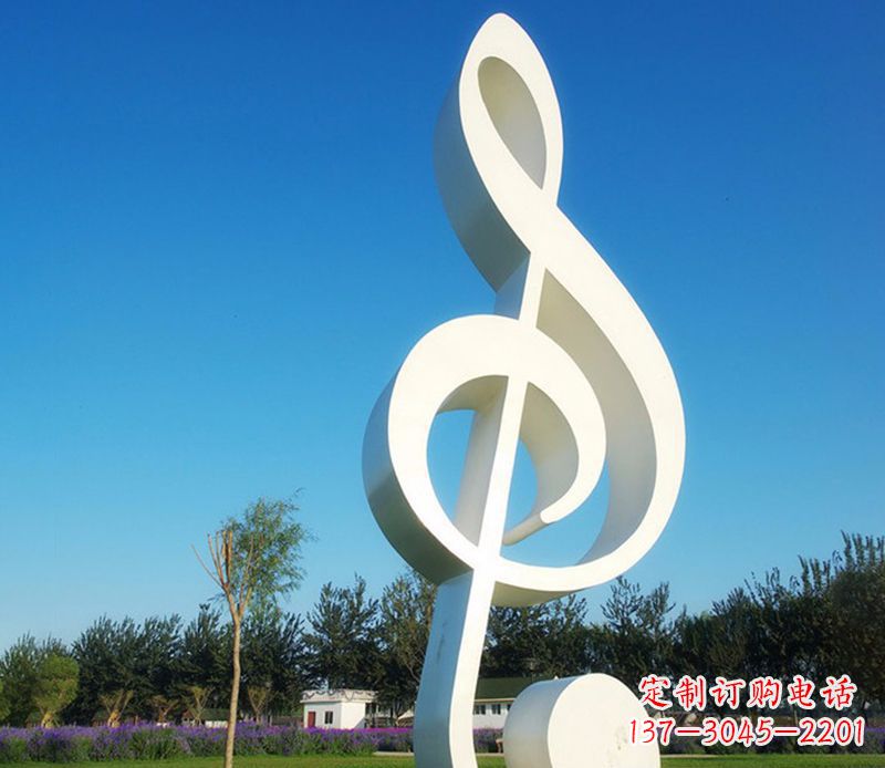 漳州不锈钢音符雕塑,把音乐之美立起来