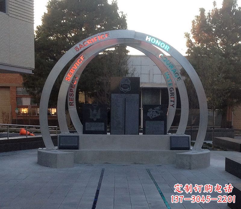 漳州创意无限的不锈钢圆环雕塑
