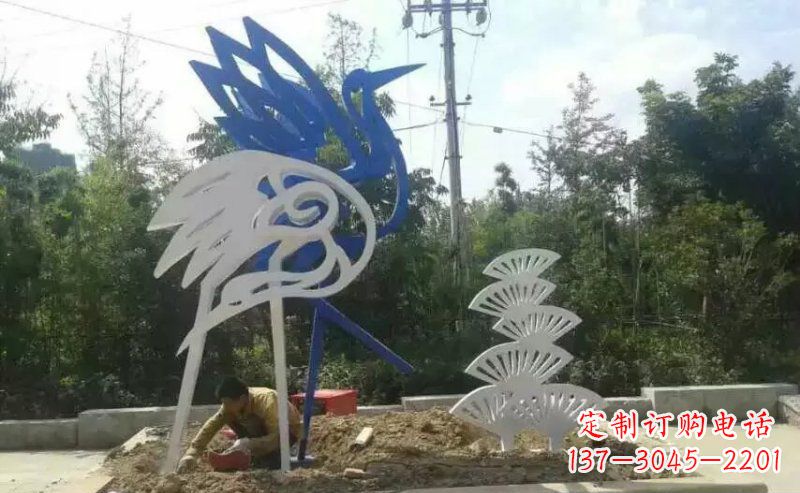 漳州精美天鹅不锈钢雕塑